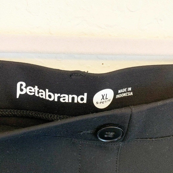 Betabrand | NWT XL Petite Classic Black Yoga Pants - Picture 5 of 7